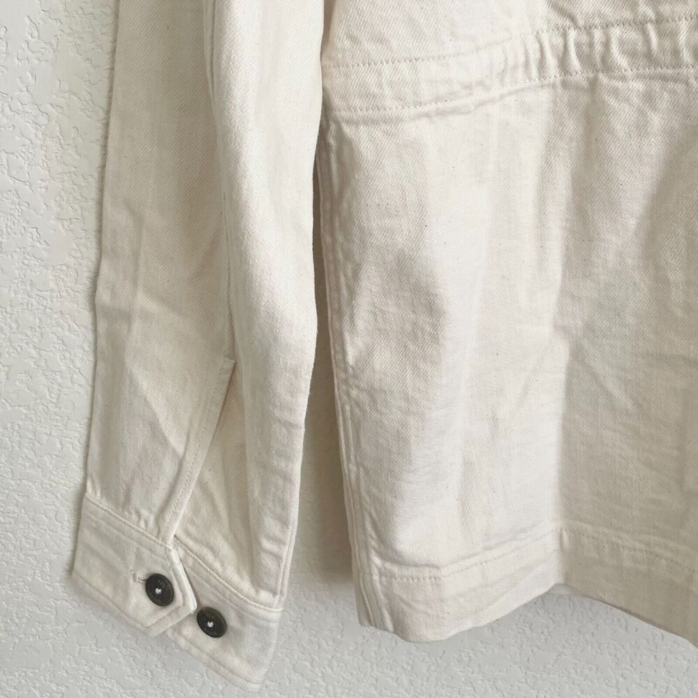 Ted Baker London Mens Summer Utility Jacket Cotton Cream Size 3 - Picture 7 of 11
